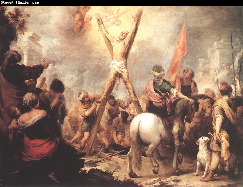 MURILLO, Bartolome Esteban The Martyrdom of St Andrew g